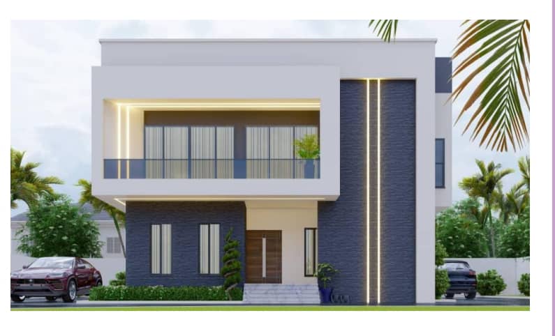 4-Bedroom Duplex - Front View