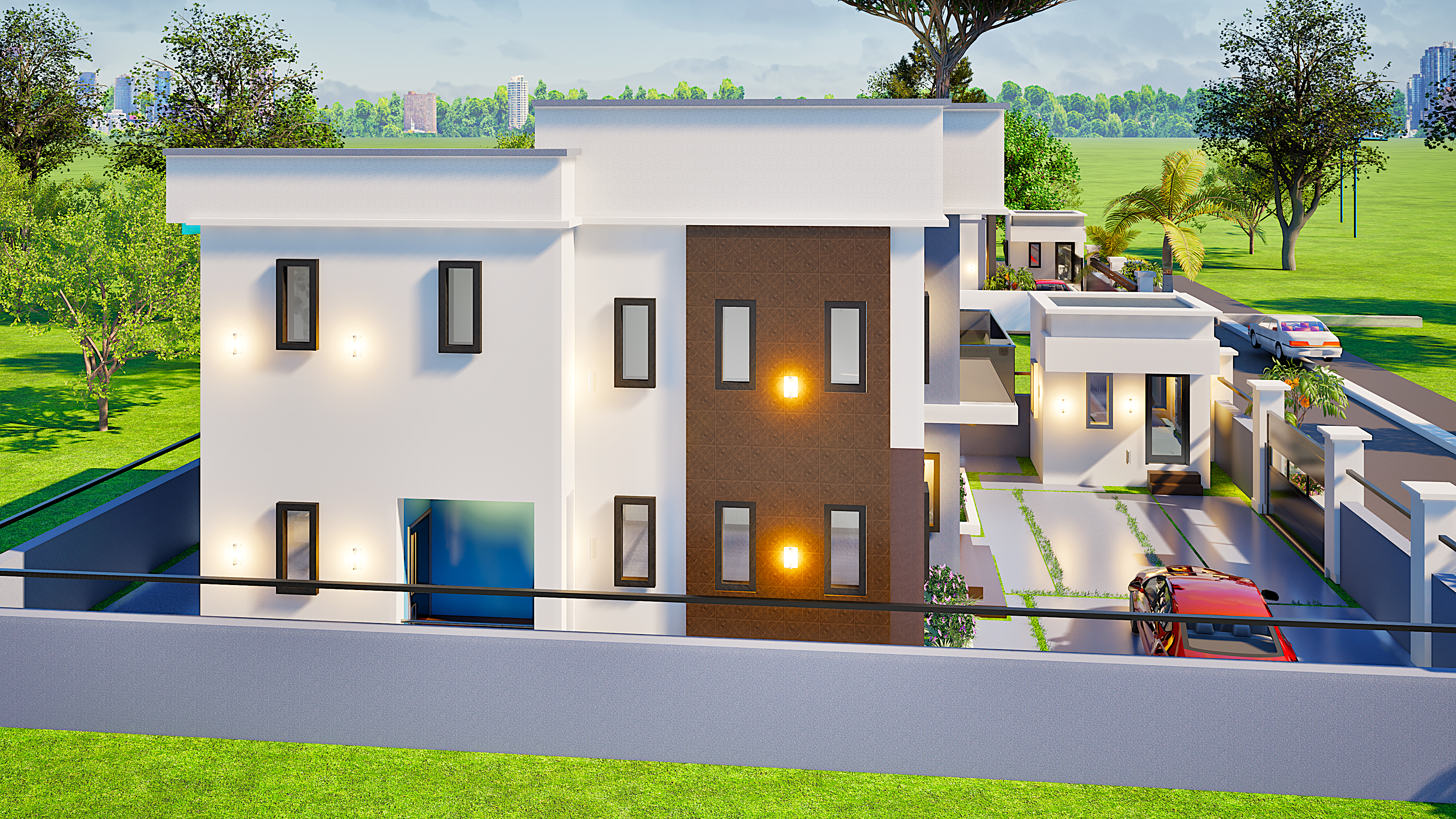 4‑Bedroom Duplex - Front View